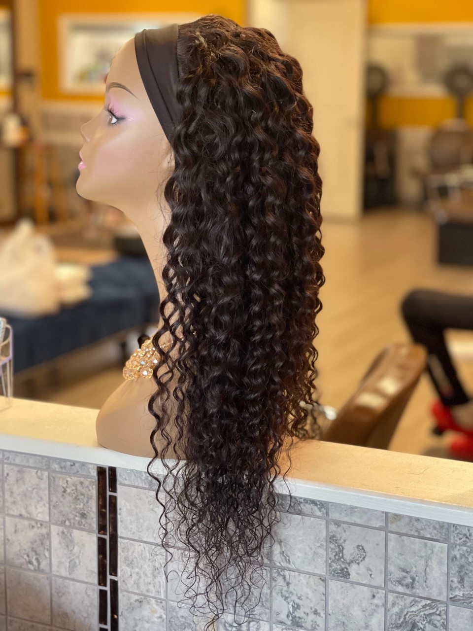 Headband Wig – Deep Wave – Xpressions Beauty Studio